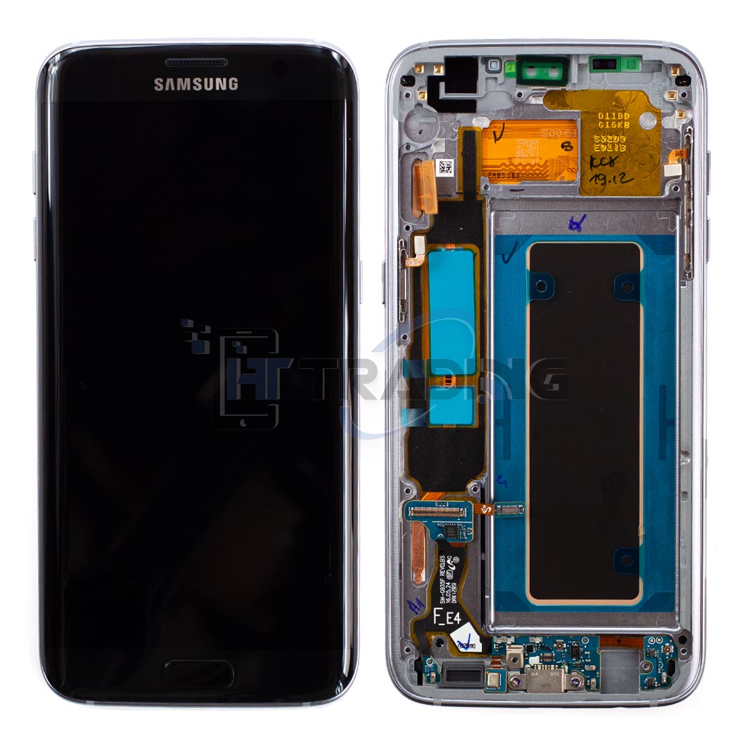Samsung S7 Edge G935F Display Schwarz, Service Pack