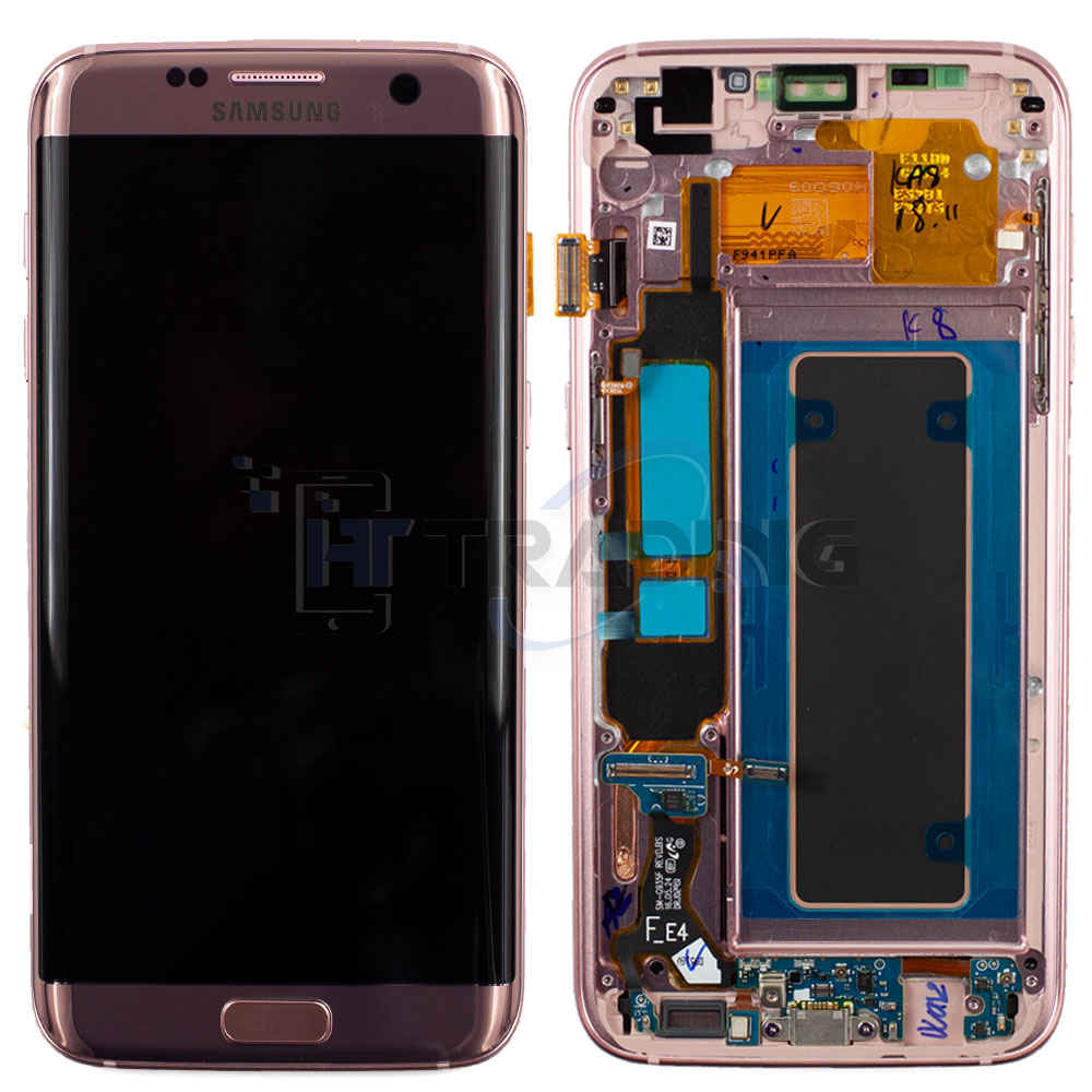 Samsung S7 Edge G935F Display Rose Gold, Service Pack