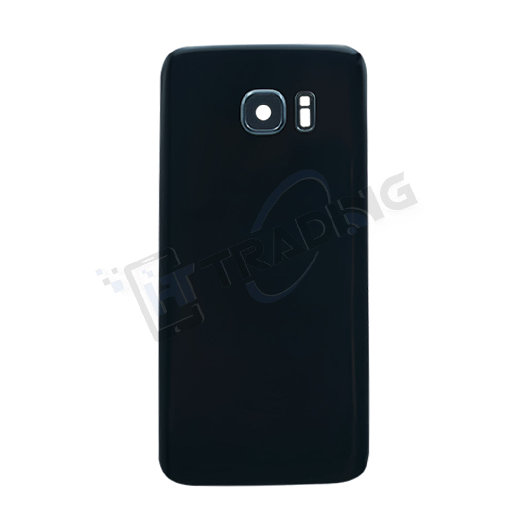 Akkudeckel / Rückseite für Samsung Galaxy S7 Edge (G935F) – Schwarz inkl. Kameralinse