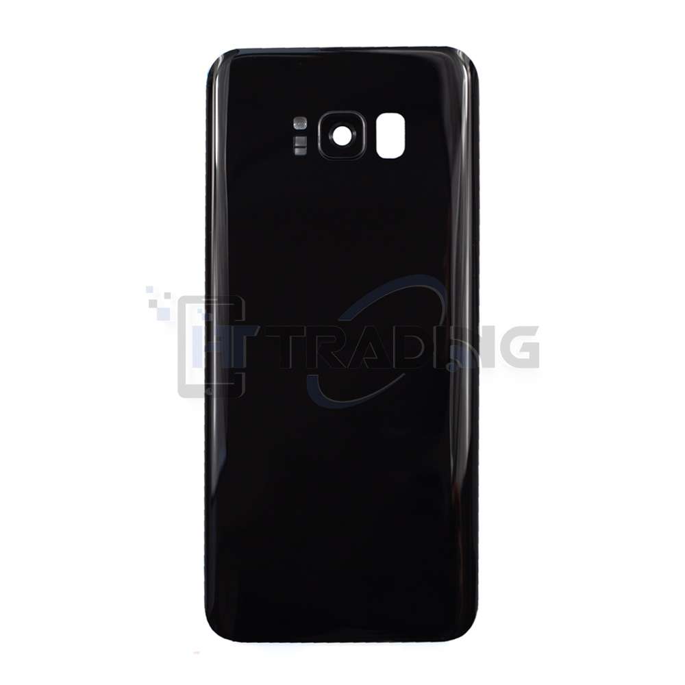 Akkudeckel für Samsung S8 Plus G955F midnight black mit Kameralinse