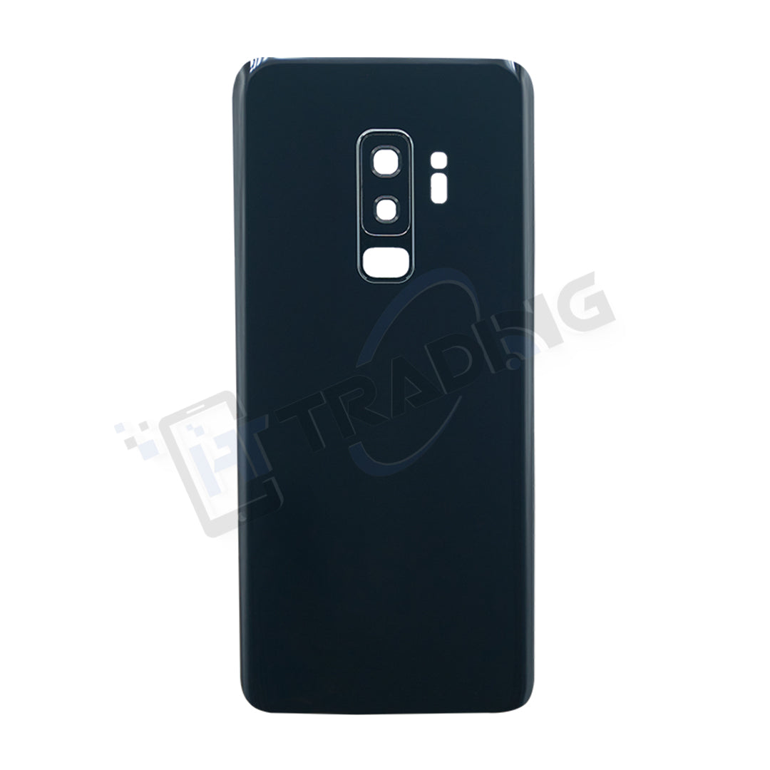 Akkudeckel / Rückseite für Samsung Galaxy S9 Plus (G965F) – Midnight Black inkl. Kameralinse