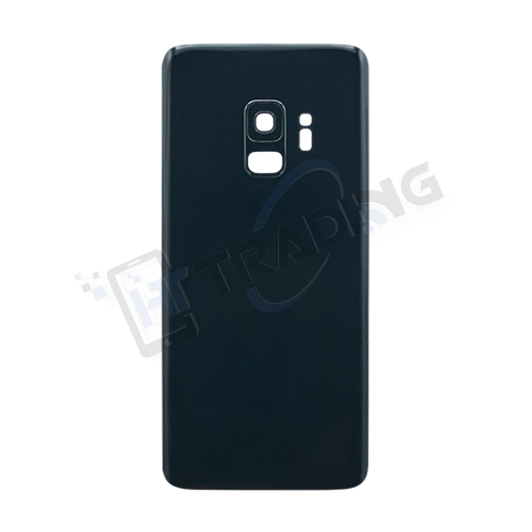 Akkudeckel / Rückseite für Samsung Galaxy S9 (G960F) – Midnight Black inkl. Kameralinse
