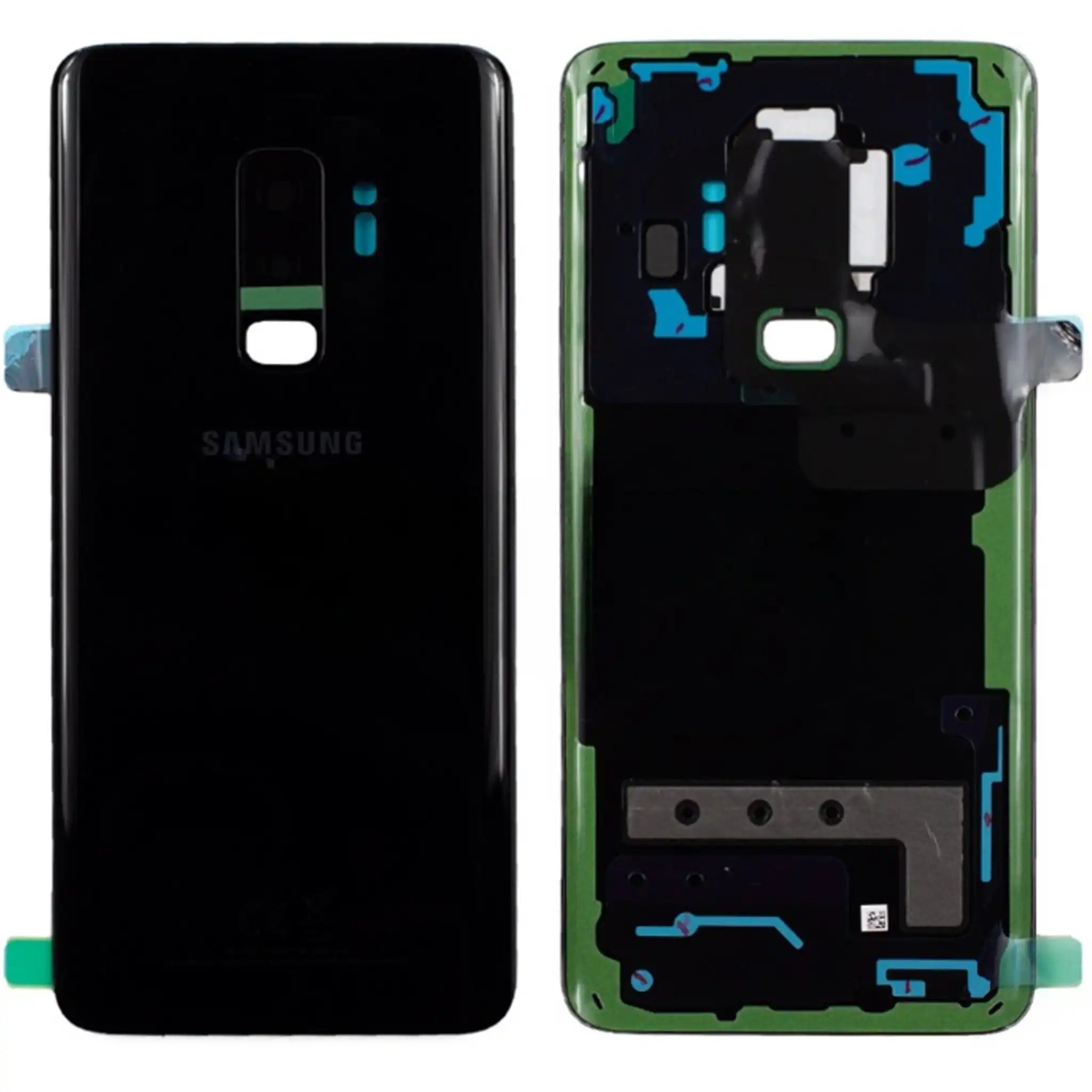 Battery Cover für G965F Samsung Galaxy S9+ − Midnight black, Serviceware