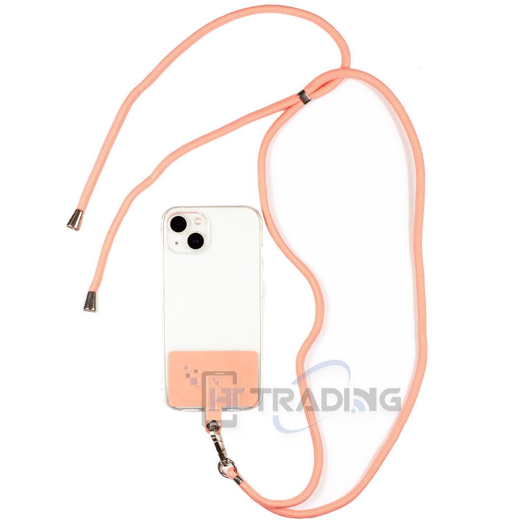 Universal Schnur Case für alle Smartphones Rosa