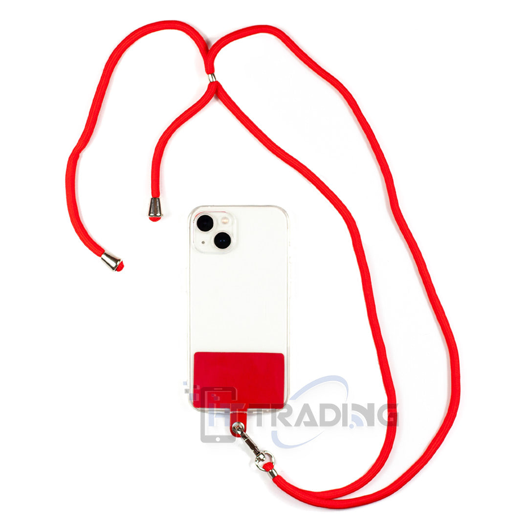Universal Schnur Case für alle Smartphones Rot