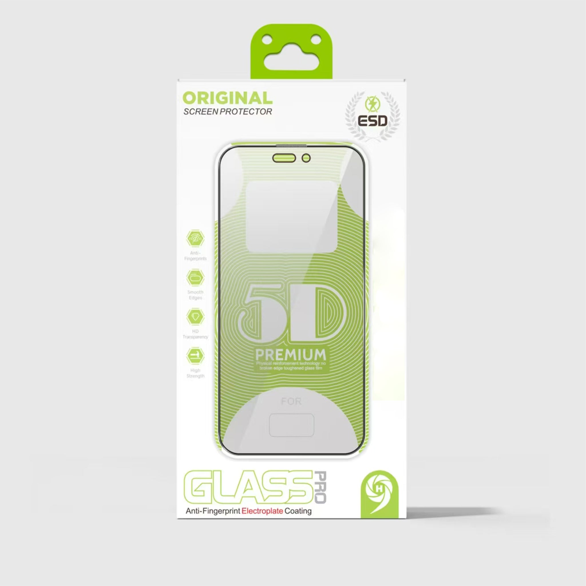 Schutzglas 9H Härtegrad, Full-HD Panzerglas für das Display, inklusive Reinigungsset