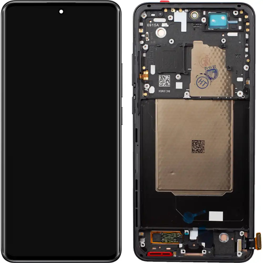 Display für Vivo X200 FE (V2503) mit Rahmen, OEM