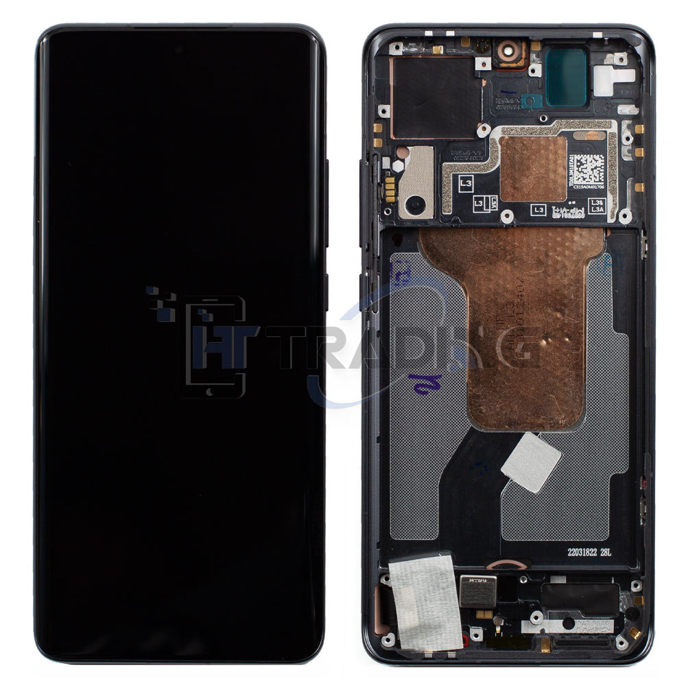 Xiaomi 12/ 12X 2201123G, 2112123AG Cosmic Grey Schwarz Display, Service Pack