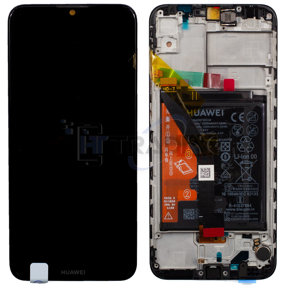 Huawei Y6 (2019) Display Black, Service Pack
