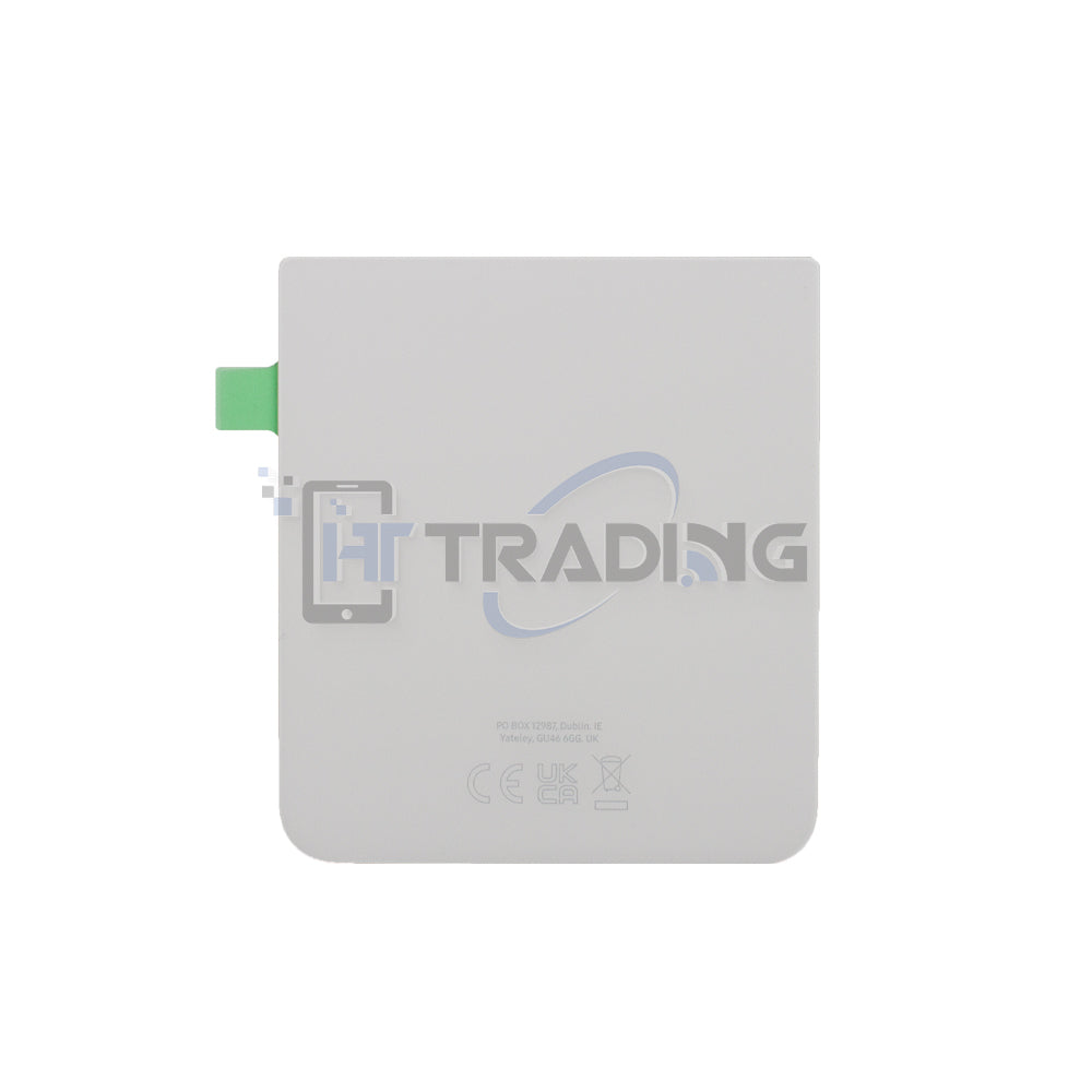 Akkudeckel Samsung Galaxy Z Flip 3 F711B White, Serviceware