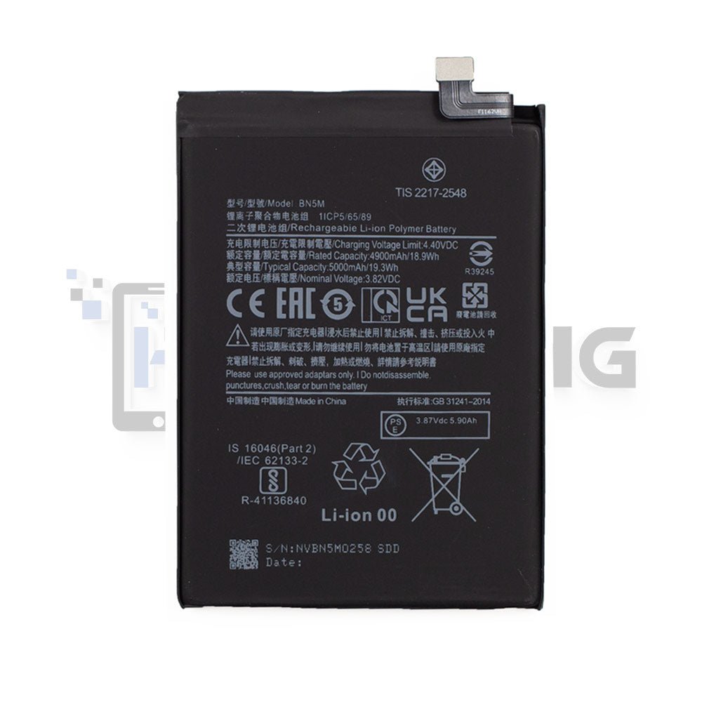 Akku für Xiaomi Note 12 - BN5M, OEM - Äquivalent - Fonix