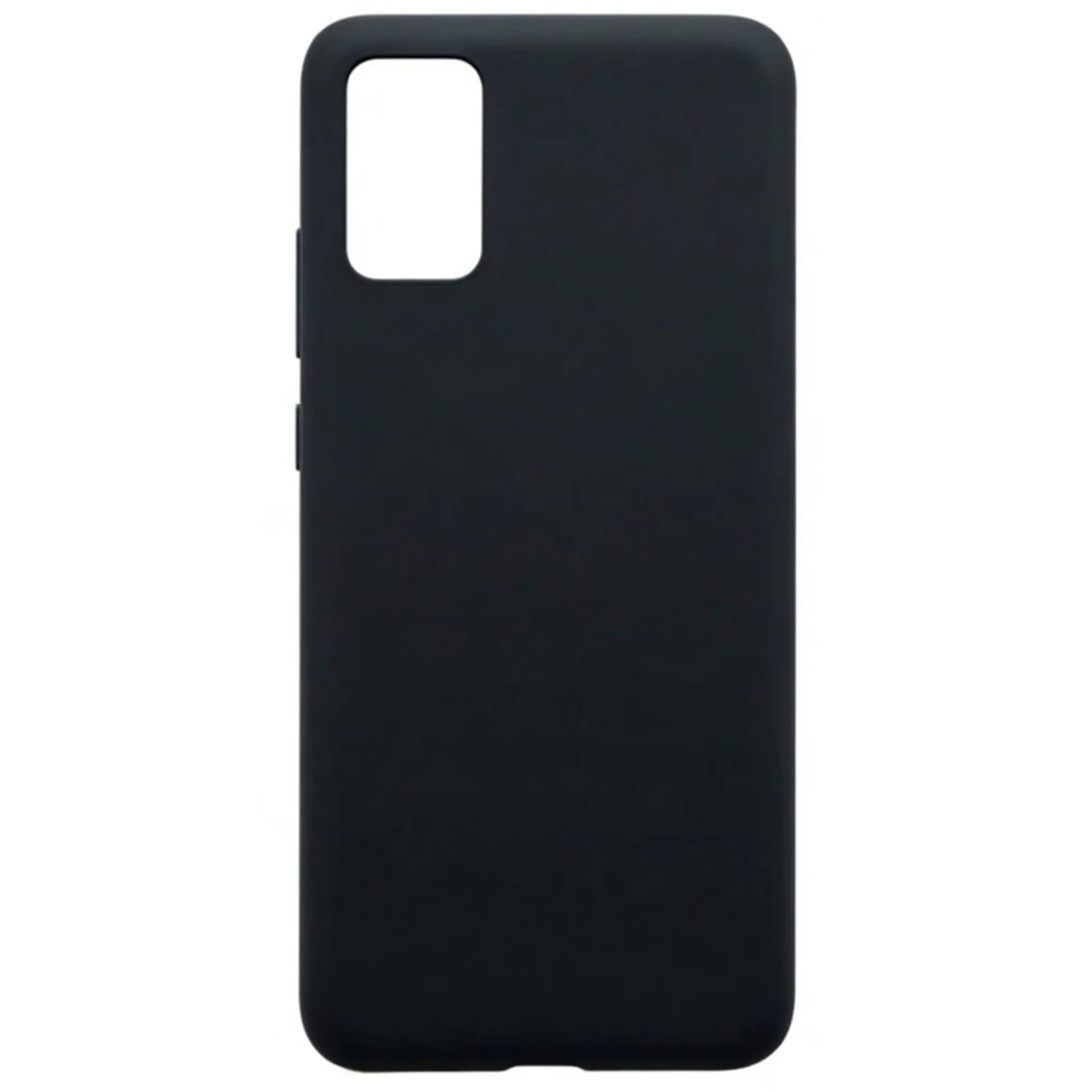 Schwarzer Ersatz-Akkudeckel für Samsung Galaxy A02s (SM-A025G) Backcover inklusive Kameralinse.