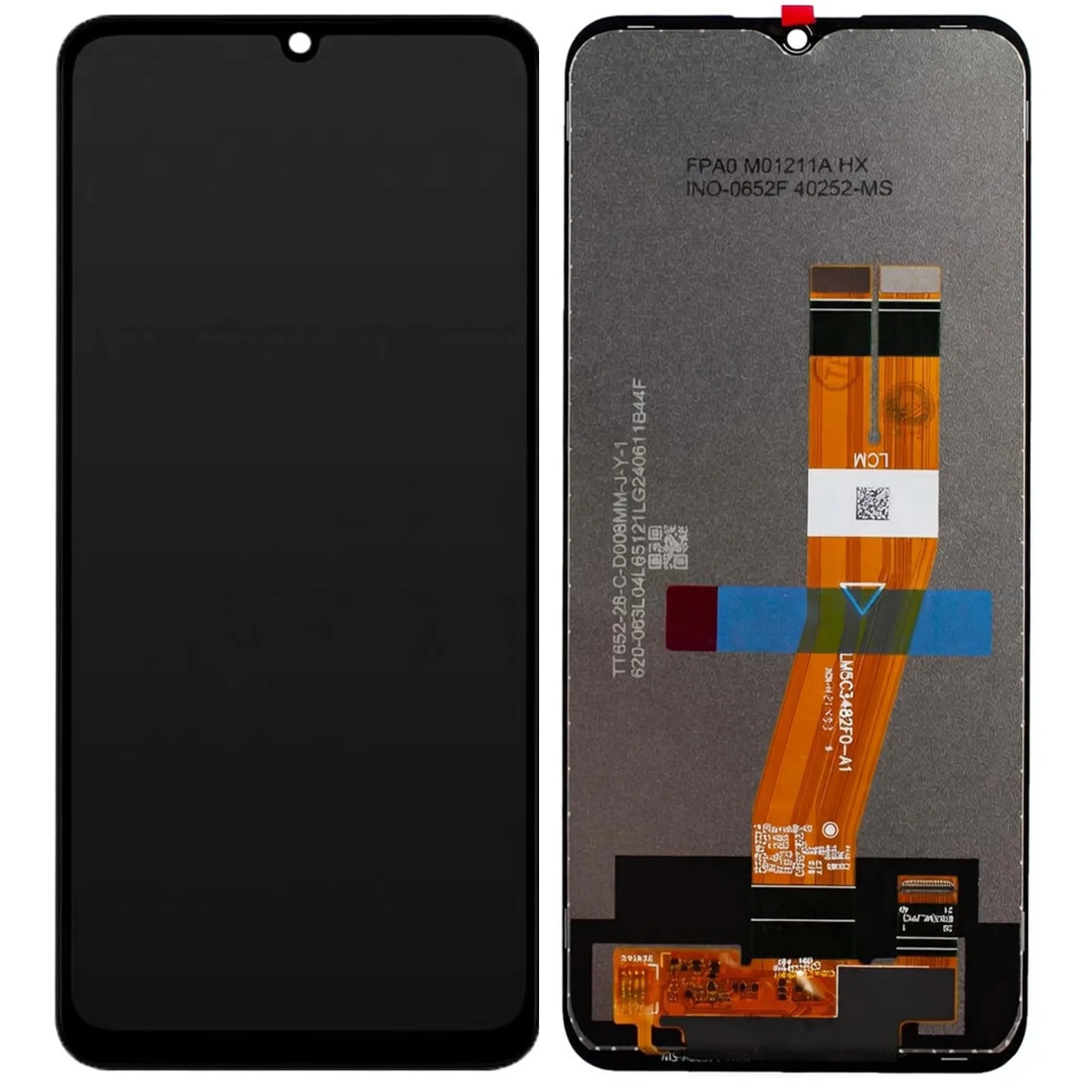 Ersatz-Display für Samsung Galaxy A02s (A025G) ohne Rahmen in OEM-Qualität Schwarz.