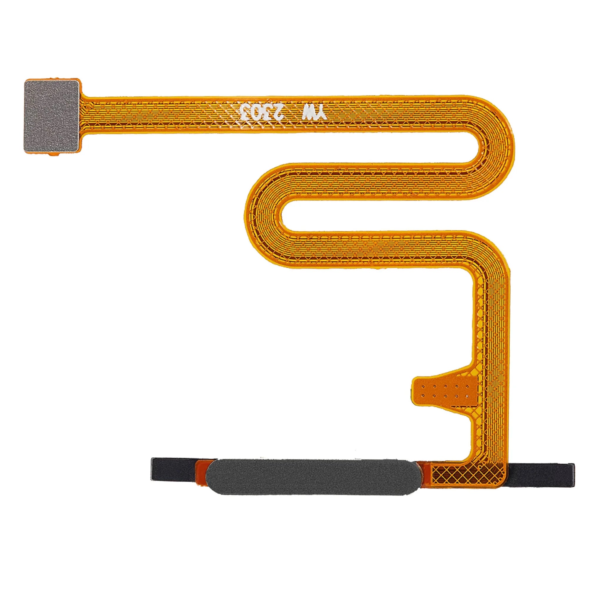 Ersatz-Fingerabdrucksensor mit Flexkabel für Samsung Galaxy A14 (A145) in Schwarz – Hochwertiges Ersatzteil