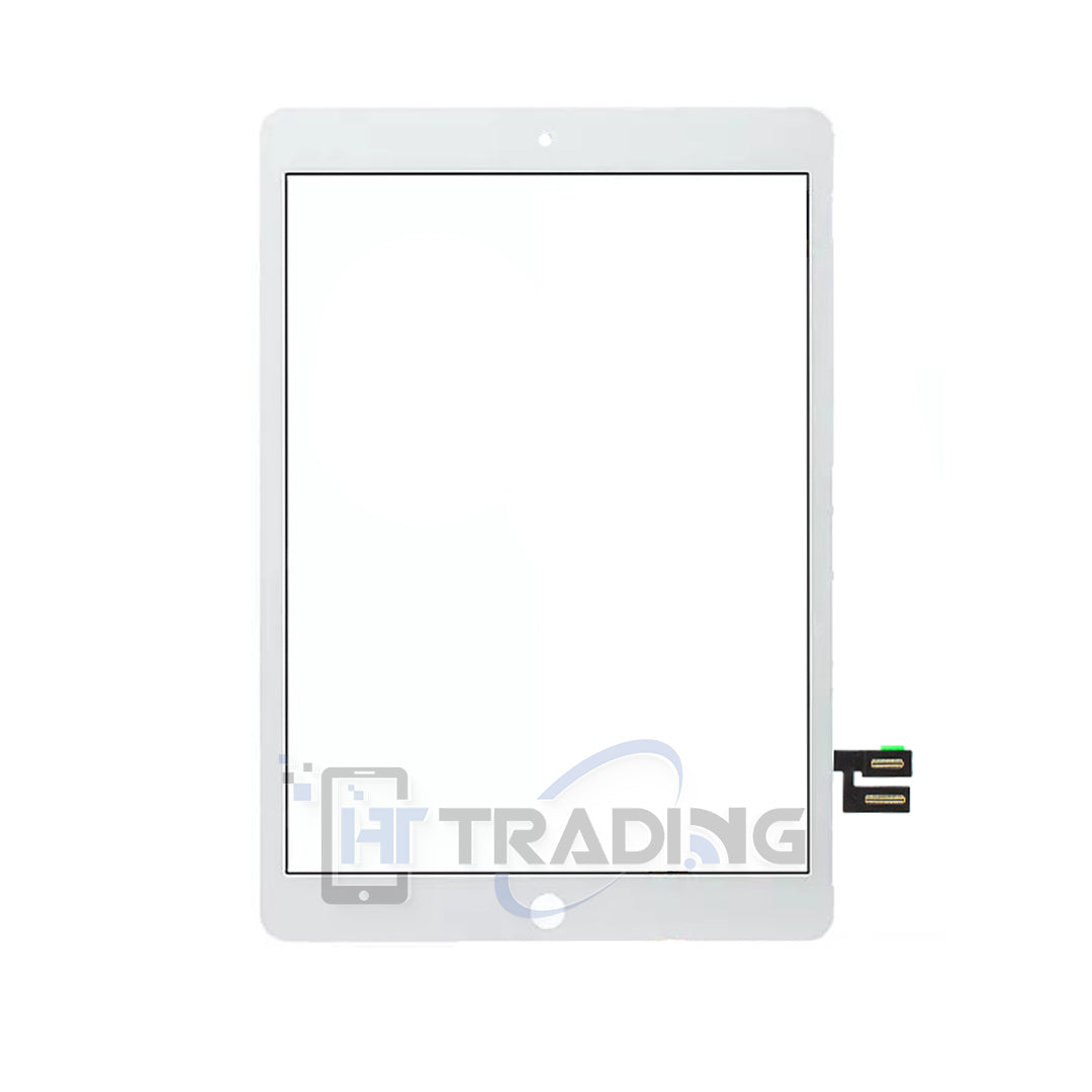 iPad 9 (10.2", 2021) Touchscreen Glas – Premium Qualität, Weiß, inkl. Kleber
