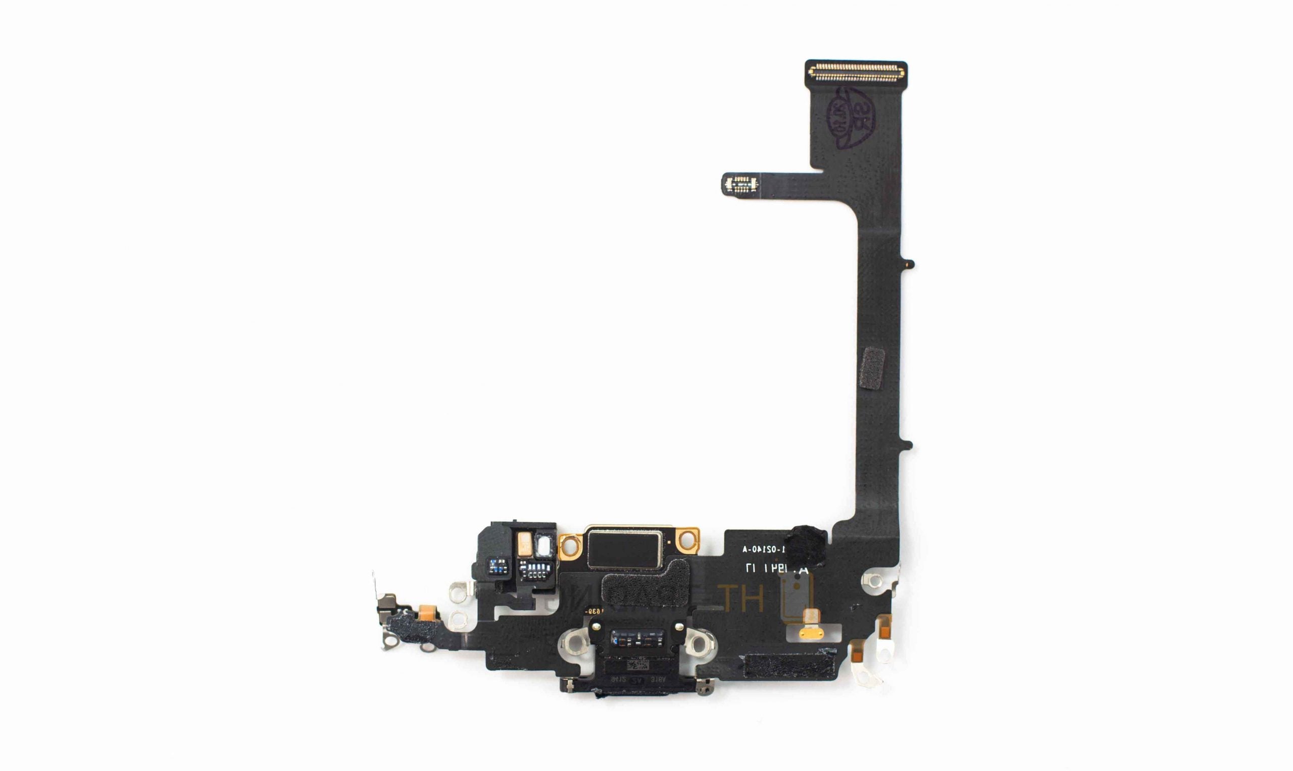 iPhone 11 Pro Ladebuchse / Charging Flex – Original Pulled, Schwarz