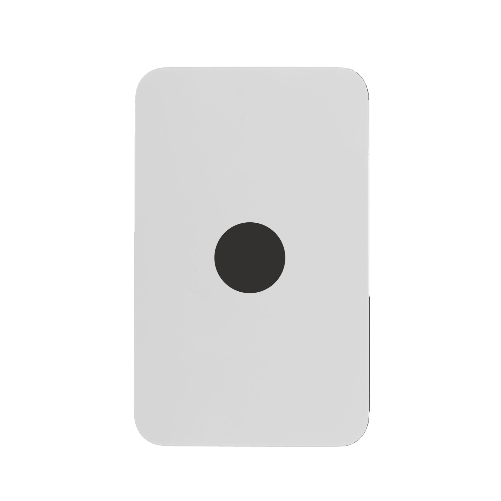 iPhone 17 Pro Max Akkudeckel in Silver mit integriertem MagSafe Ring und Klebestreifen, mattes Glasdesign