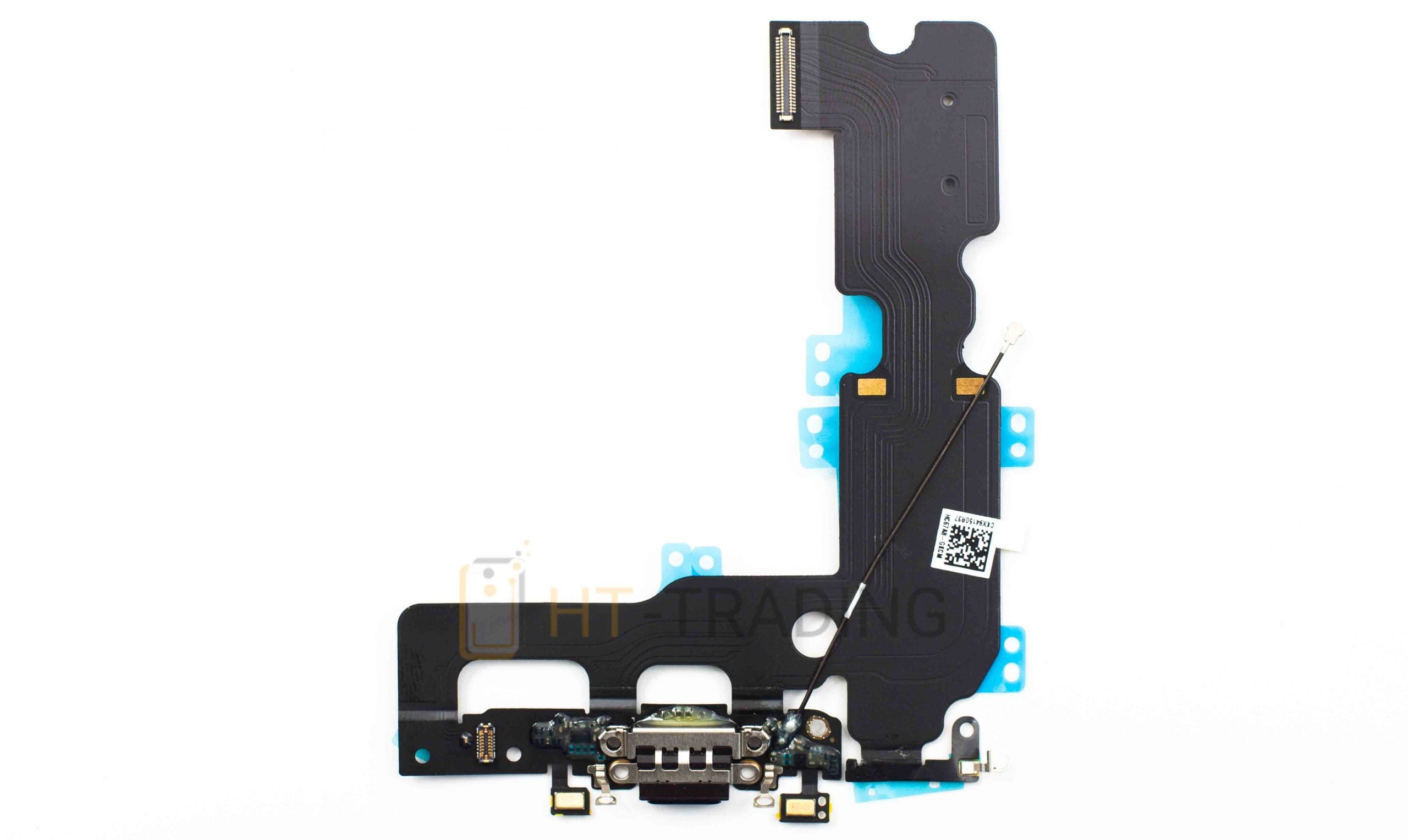 iPhone 7 Plus Ladebuchse / Charging Flex – Ori/Pulled, Schwarz, inkl. Mikrofon