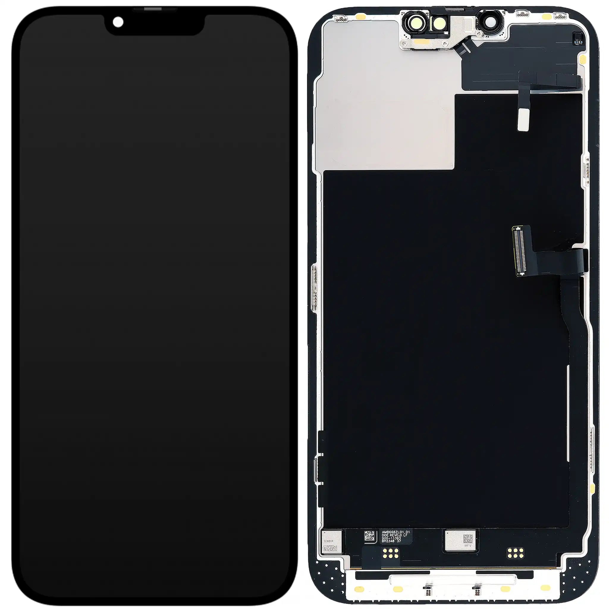Display mit Sensor Flex für iPhone 13 Pro Max Black Soft Oled 120Hz