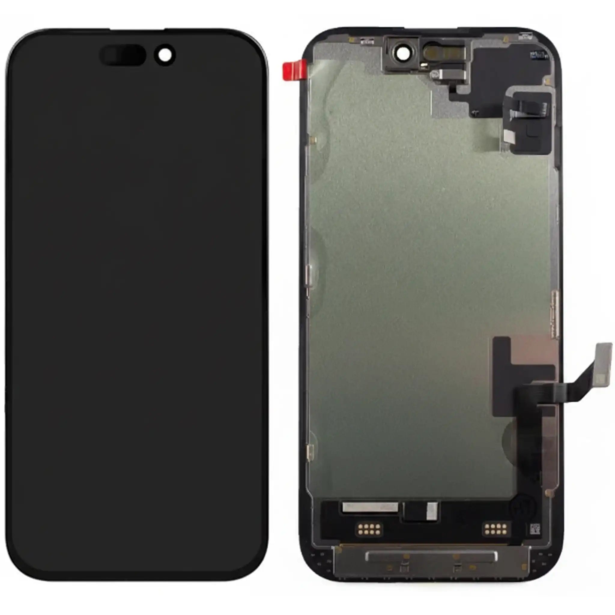 Display mit Sensor Flex für iPhone 15 Black Soft Oled 120Hz
