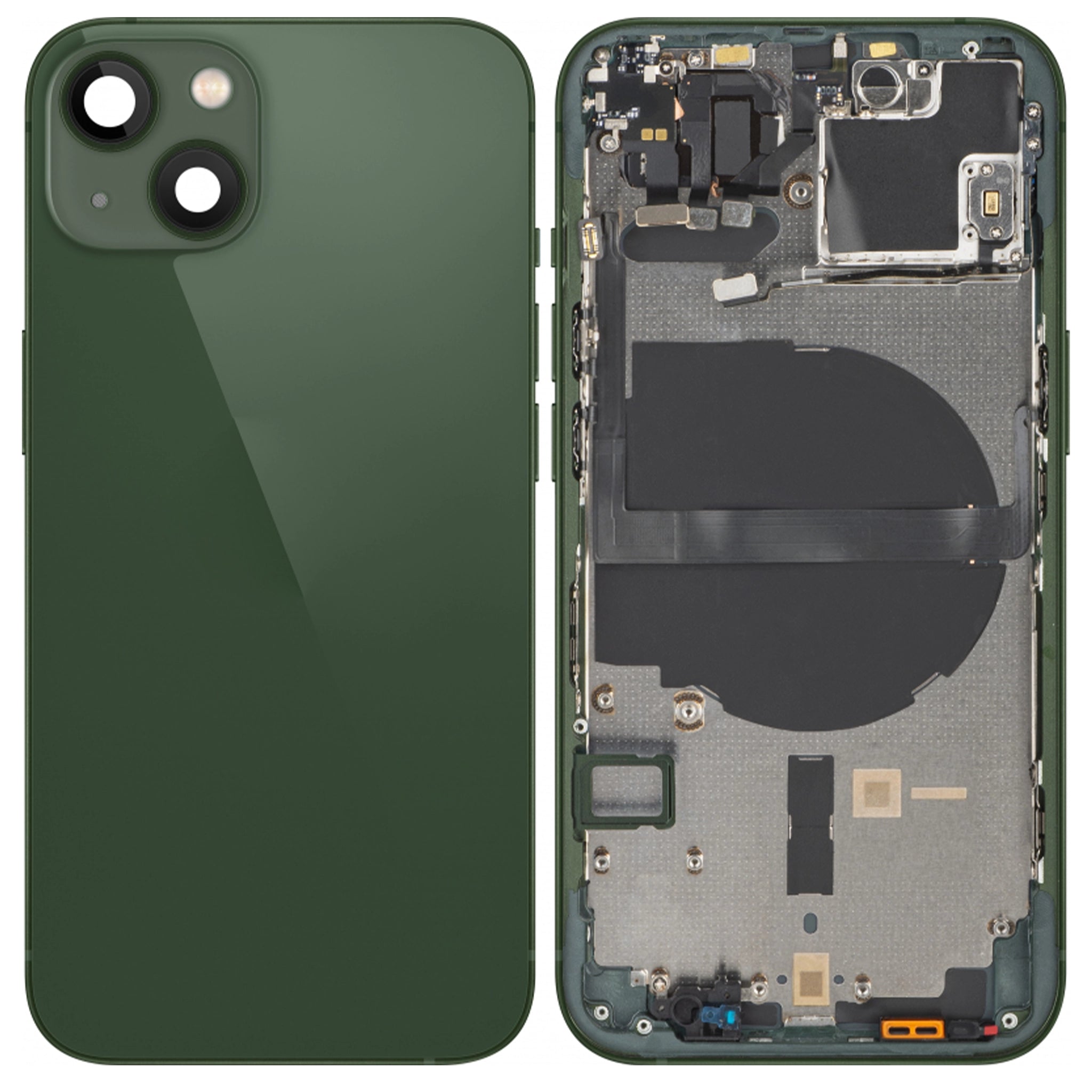iPhone 13 Gehäuse Alpine Grün mit Teile