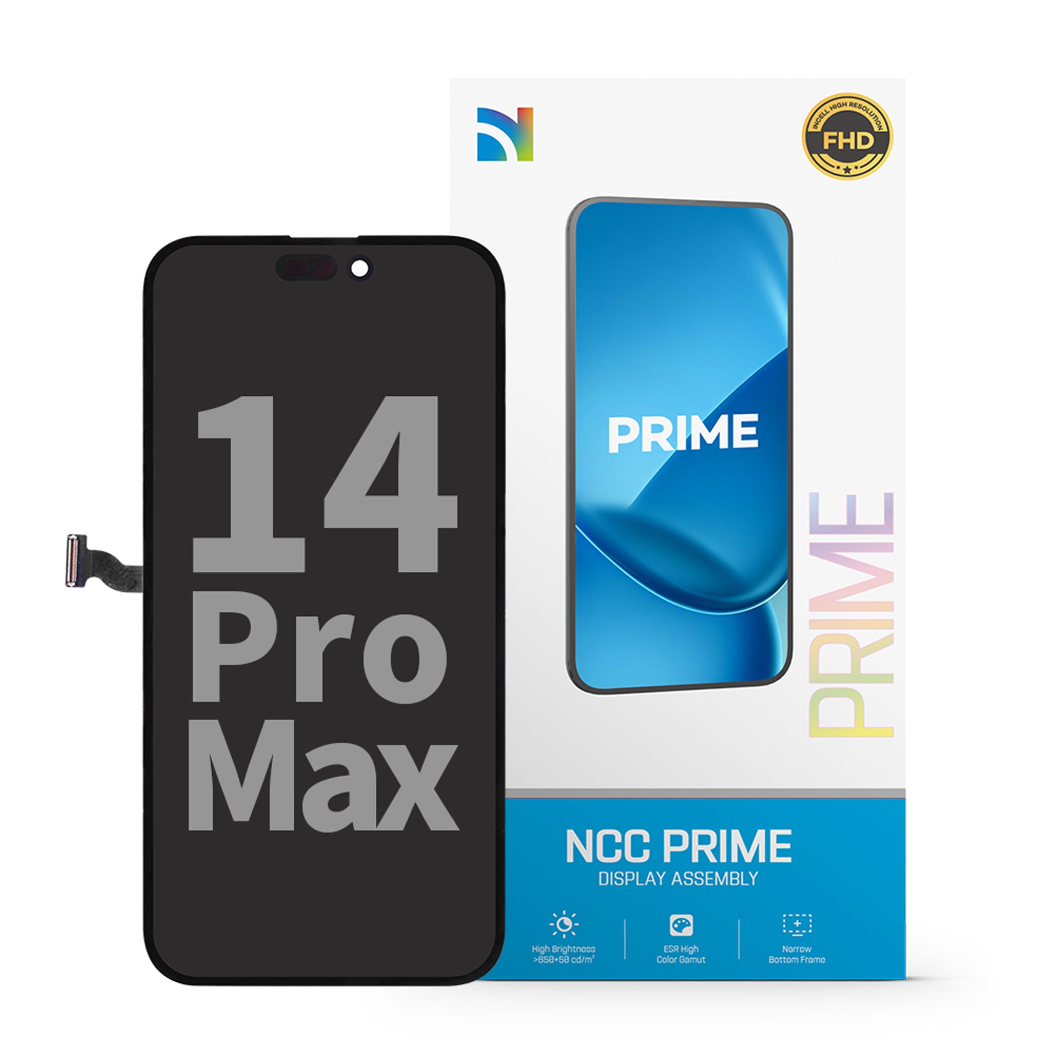 iPhone 14 Pro Max Ersatzdisplay 120Hz InCell Prime Qualität – Komplettset