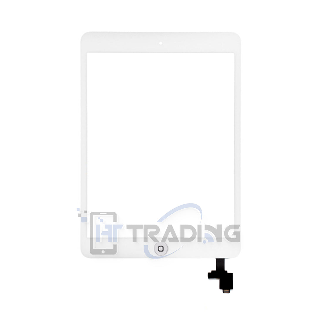 iPad mini 1 & 2 Touchscreen Glas – Premium Qualität, Weiß, inkl. Kleber