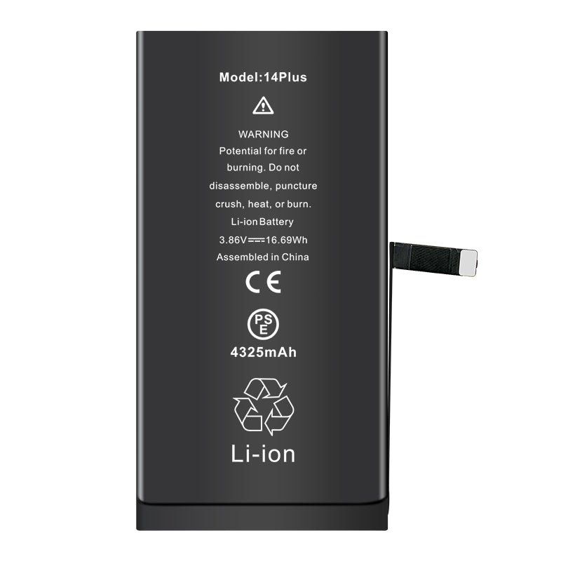 Premium Akku für iPhone 14 Plus 4325mAh – Ersatzakku mit Klebestreifen