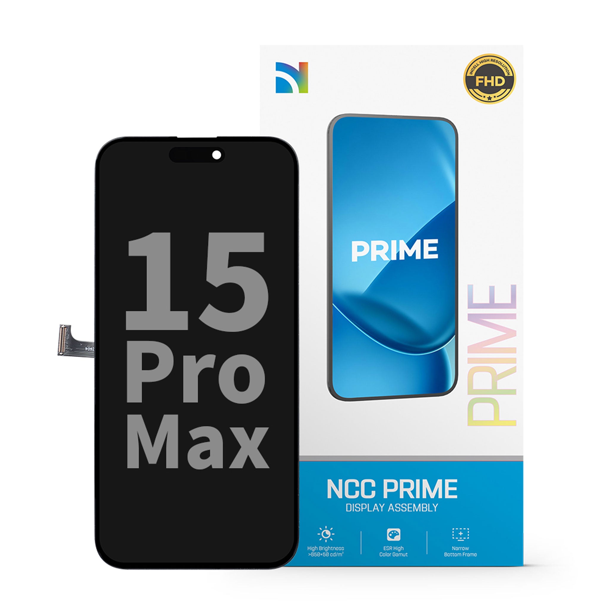 LCD Display für iPhone 15 Pro Max InCell Prime - Premium Ersatzdisplay