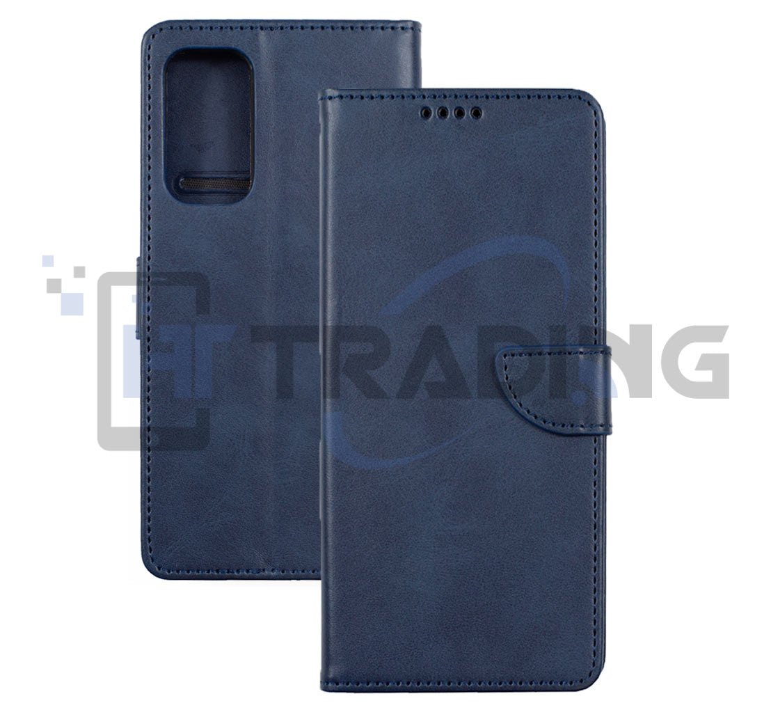 Kunstleder Klapphülle für Samsung A15 4G A155F/ A15 A156B 5G, Blau - Fonix