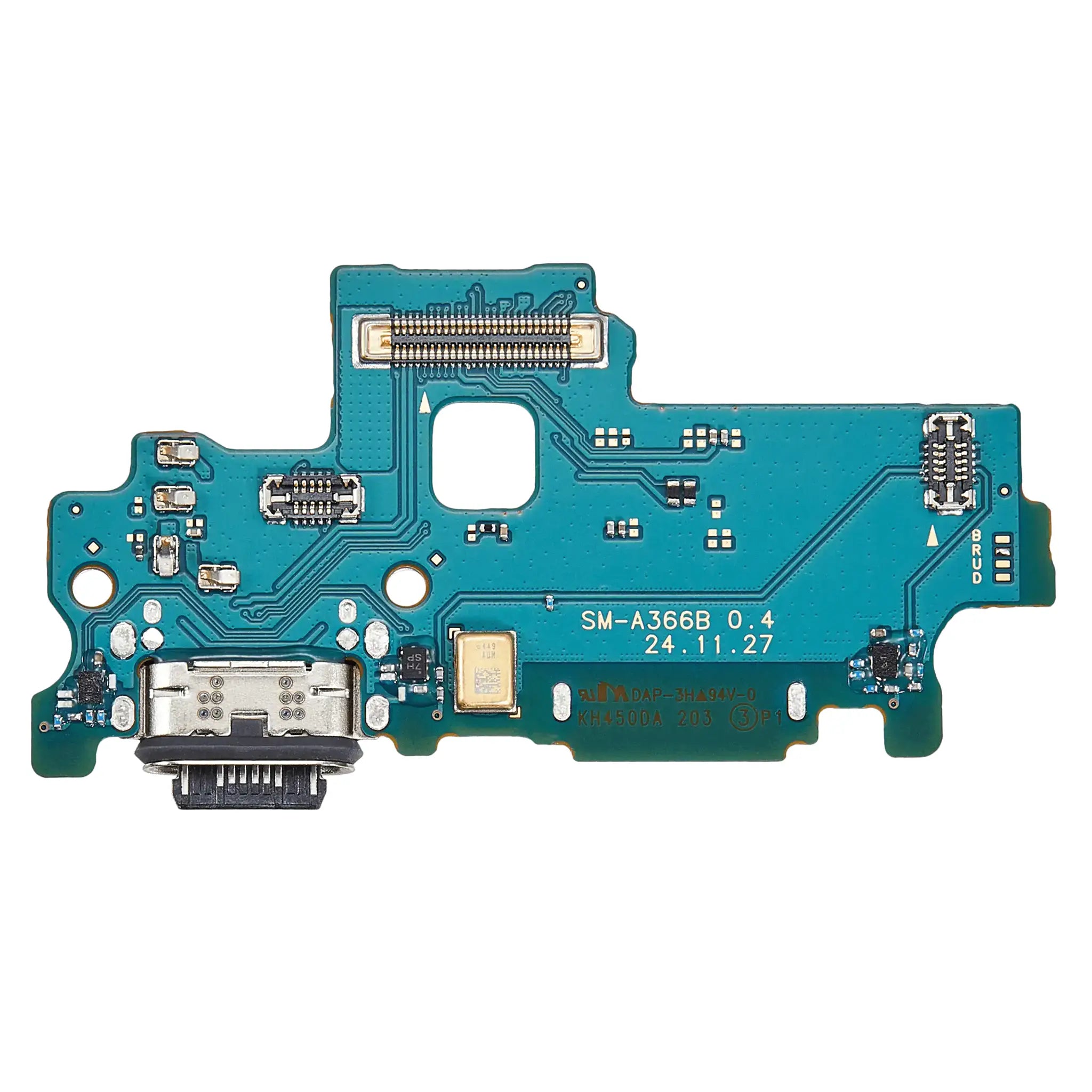 Ersatz Ladebuchse / Dock Connector Platine für Samsung Galaxy A36 (A366B) inklusive Mikrofon.