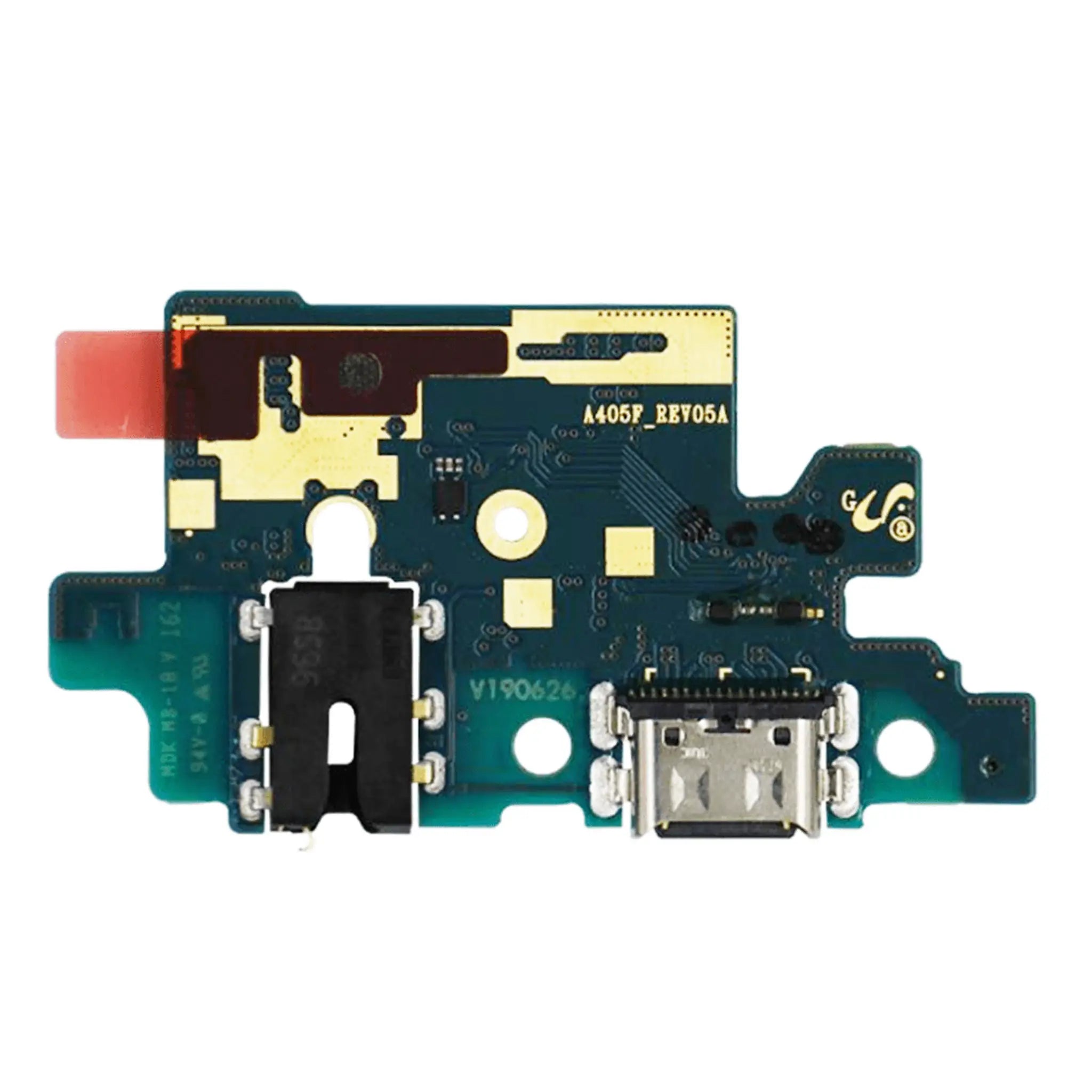 Ersatz Ladebuchse / Dock Connector Platine für Samsung Galaxy A40 (SM-A405F) inklusive Mikrofon.