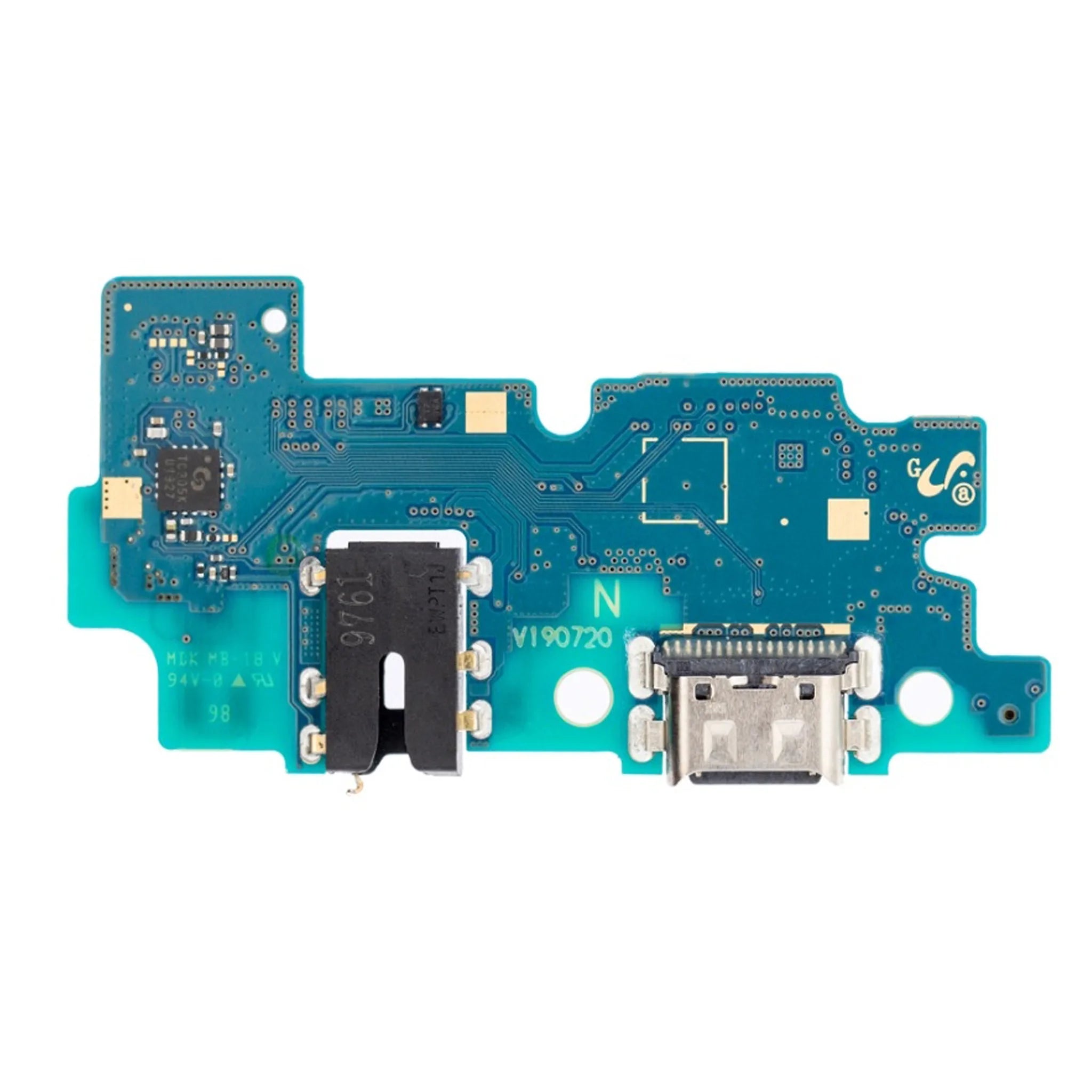 Ersatz-Ladebuchse (Subboard) mit USB-C Anschluss und Mikrofon für Samsung Galaxy A50 (A505F).