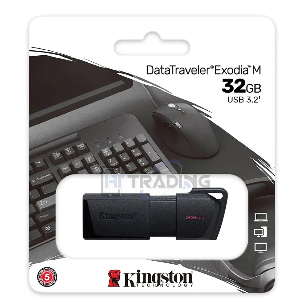 Memory Kingston 32GB, USB 3.2 Schwarz
