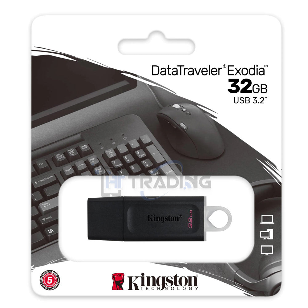 Memory Kingston 32GB, USB 3.2 Exodia Schwarz
