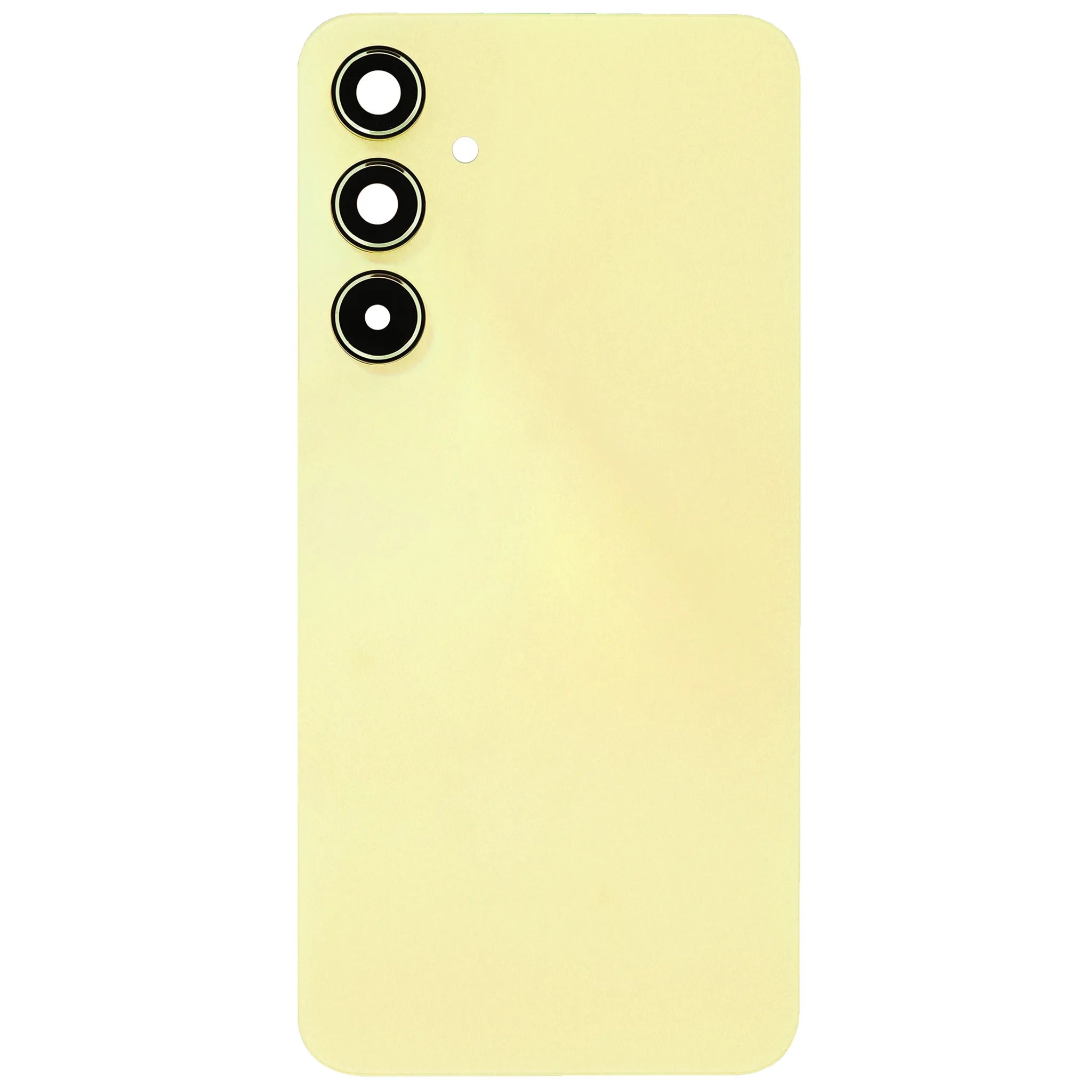 Samsung Galaxy A55 5G Akkudeckel Rückseite in Awesome Lemon Gelb mit Kameralinse