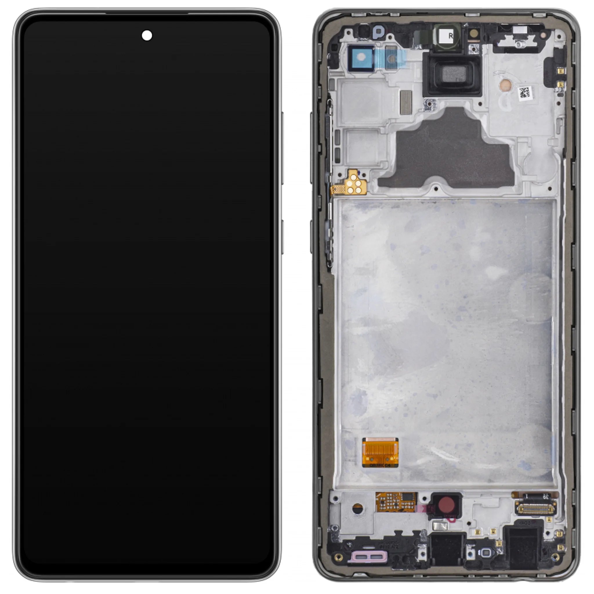 Original Samsung Galaxy A72 Service Pack Display in Awesome Black.