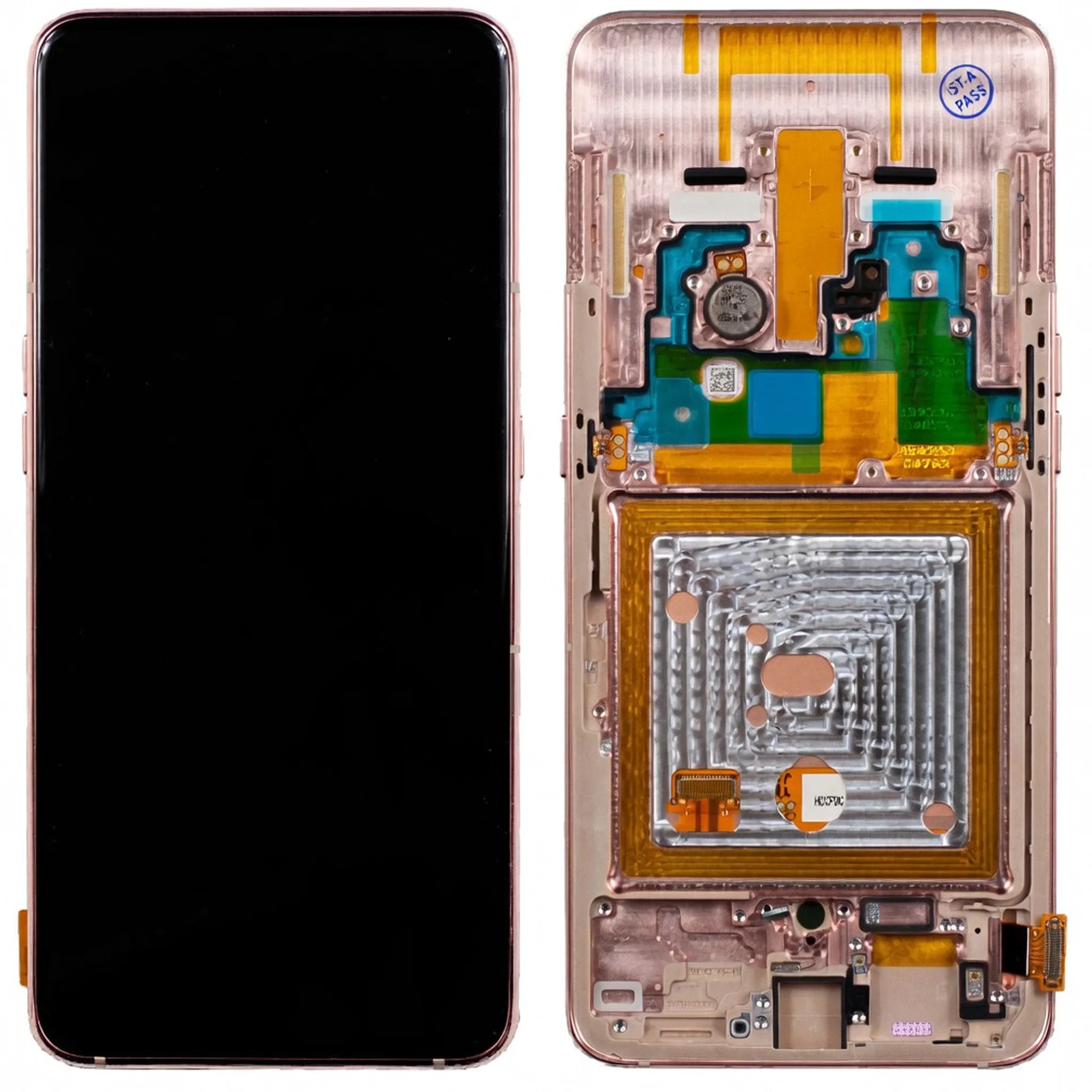 Original Samsung Galaxy A80 (SM-A805F) Service Pack Display in Angel Gold.