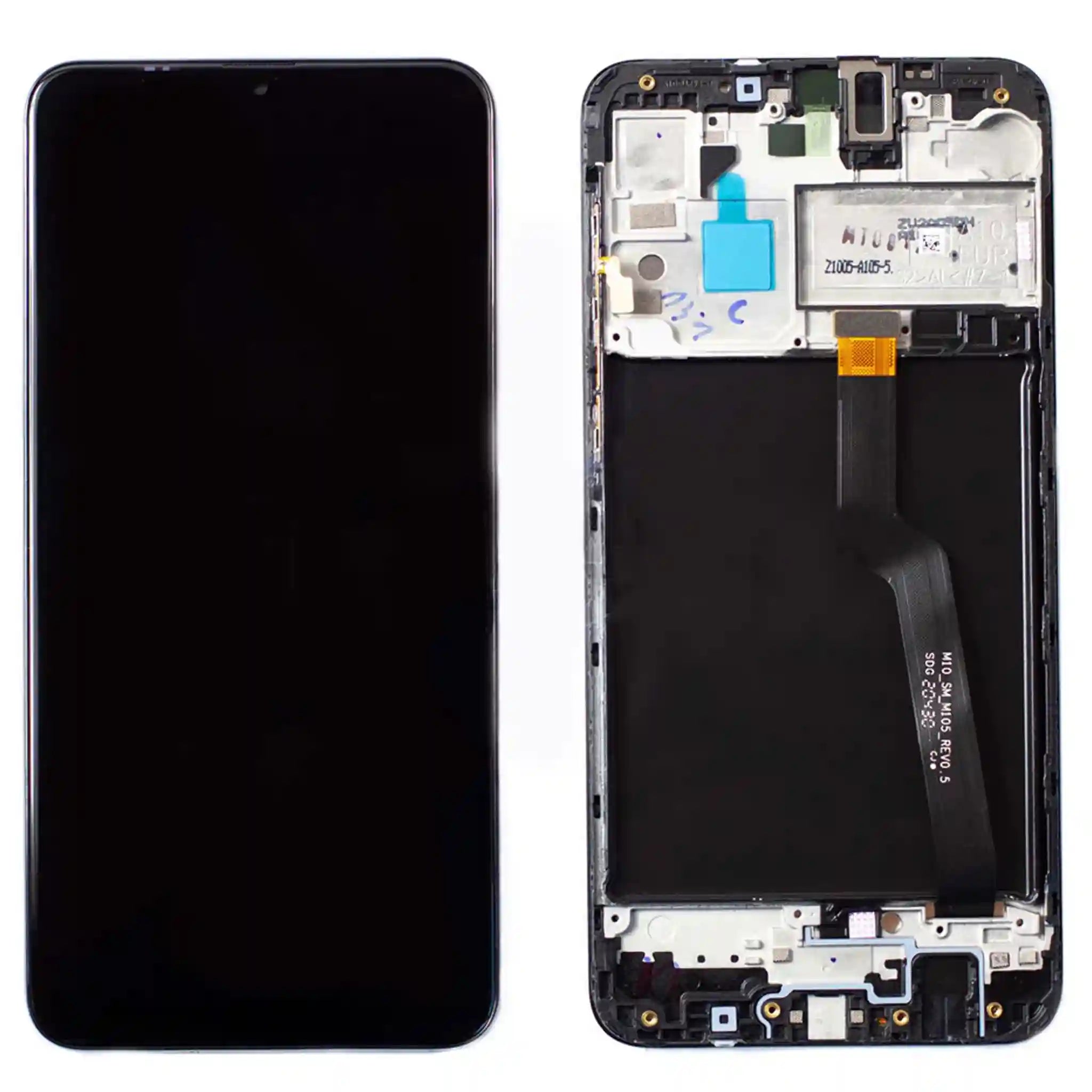 Original Samsung Galaxy A10 (SM-A105F) Service Pack Displayeinheit in Schwarz
