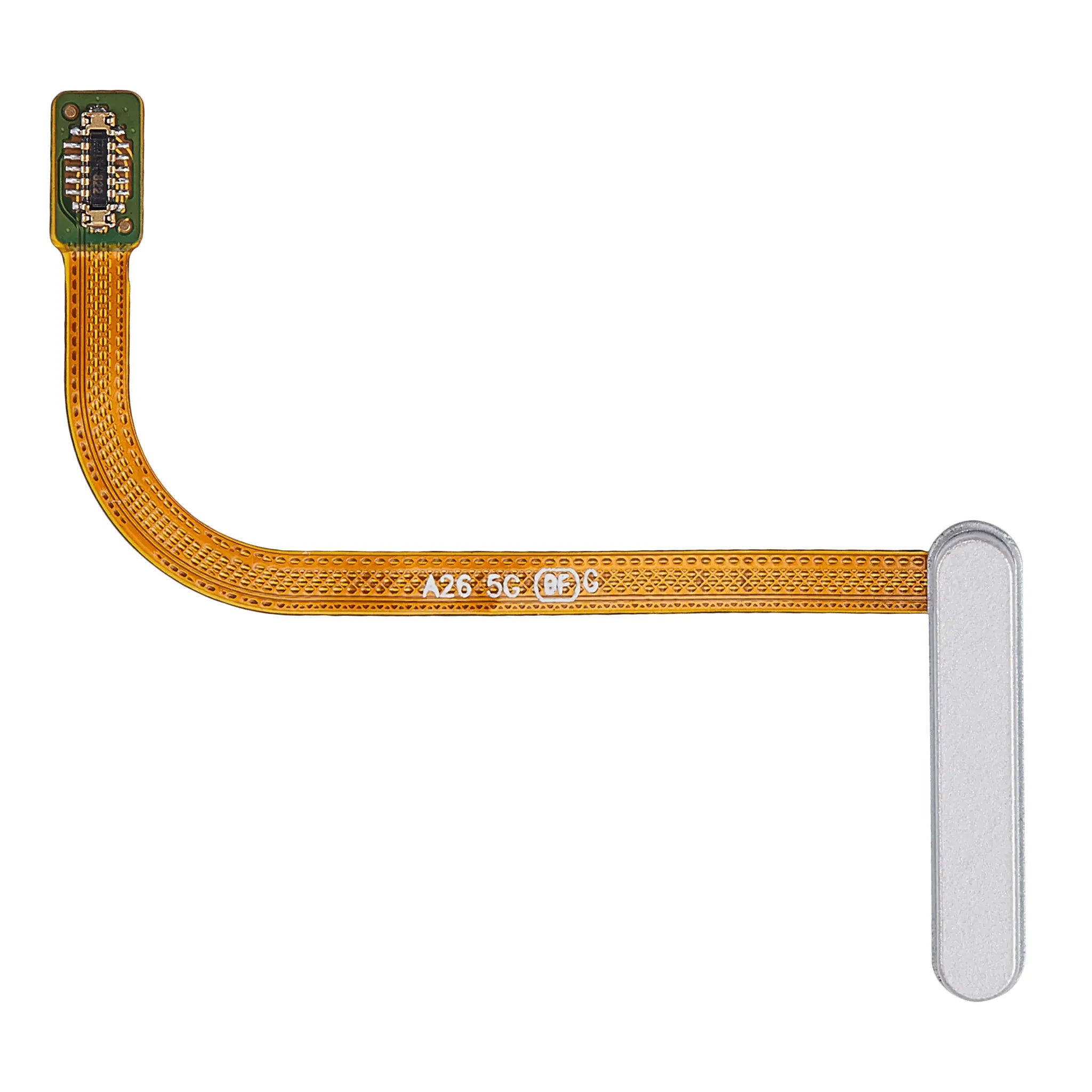Ersatz-Fingerabdrucksensor mit Flexkabel in Awesome Silver für Samsung Galaxy A26 5G (A266B)