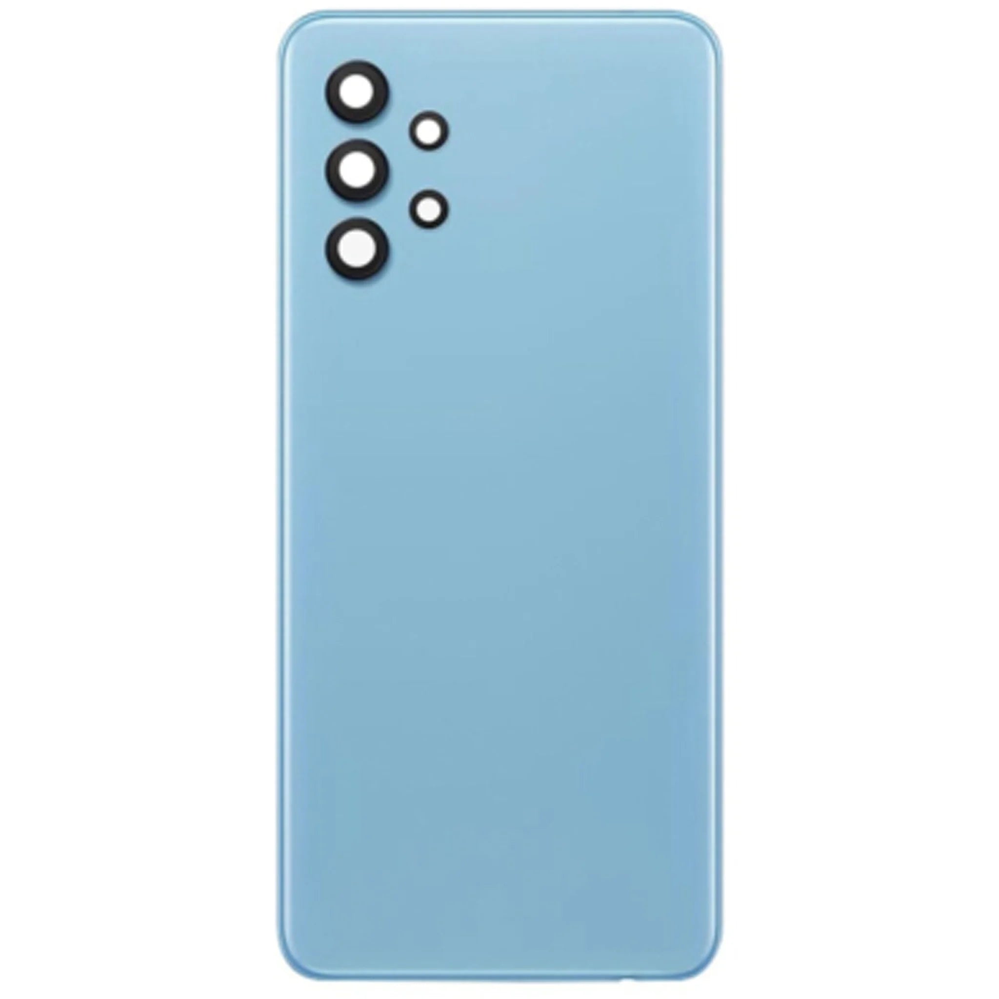 Ersatz-Akkudeckel (Rückseite/Back Cover) in Awesome Blau inklusive Kameralinsen für das Samsung Galaxy A32 5G.