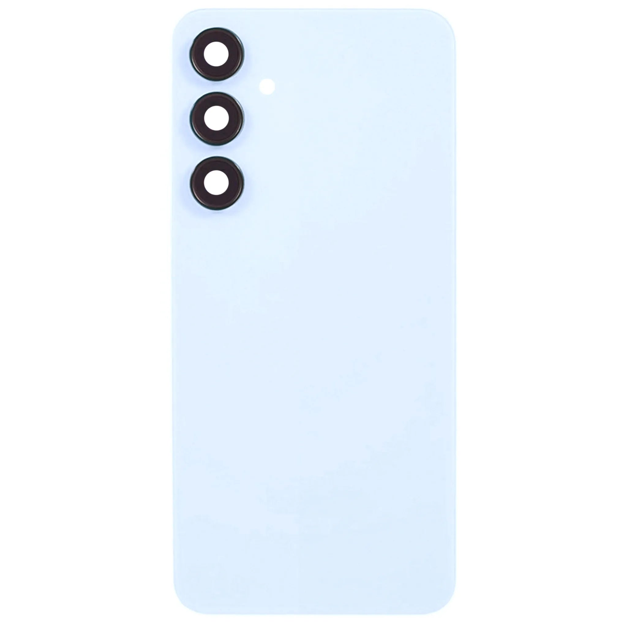 Samsung Galaxy A35 5G (A356B) Ersatz-Akkudeckel in Awesome Iceblue inklusive Kameralinse – Rückansicht.