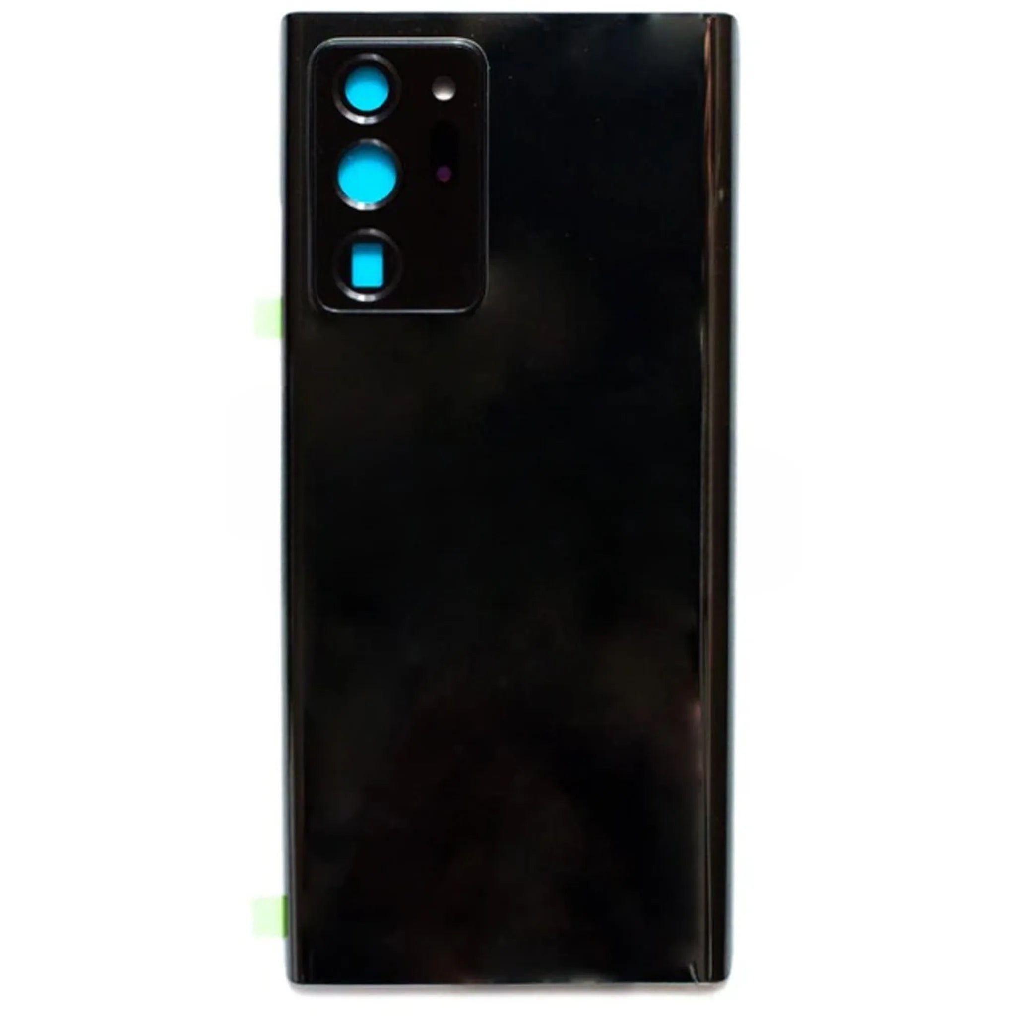 Mystic Black Akkudeckel mit Kameralinse für das Samsung Galaxy Note 20 Ultra als hochwertiges Ersatzteil.