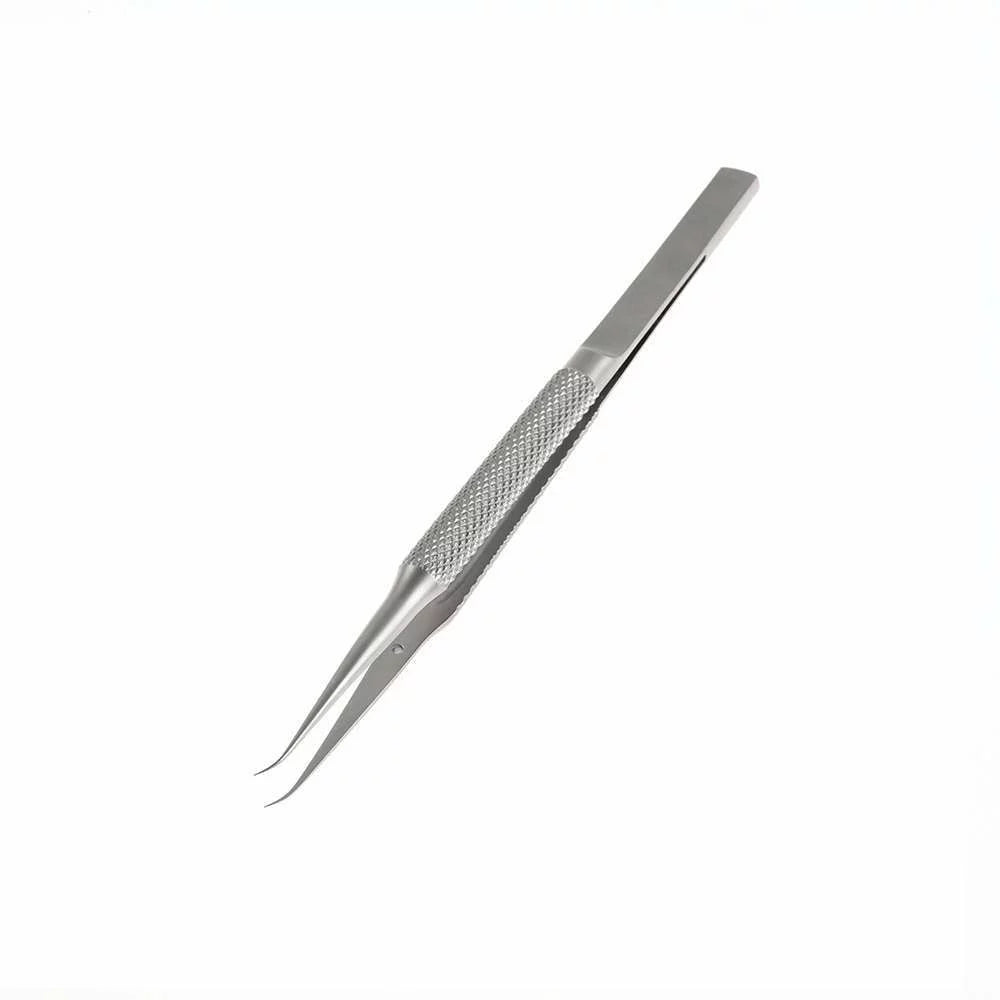 Gebogene Pinzette aus Wolframstahl