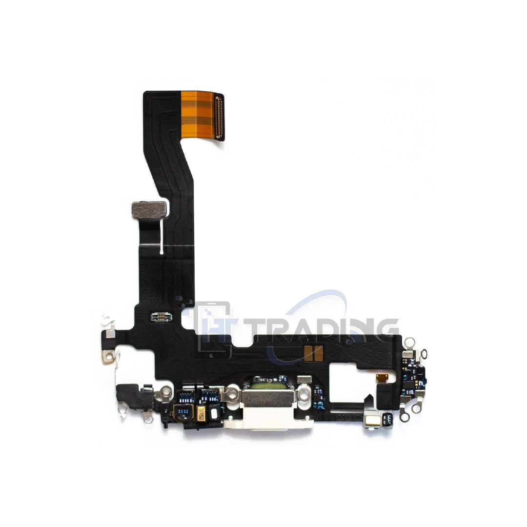 Ladebuchse Chargingflex für iPhone 12 Pro Ori/pulled Weiß