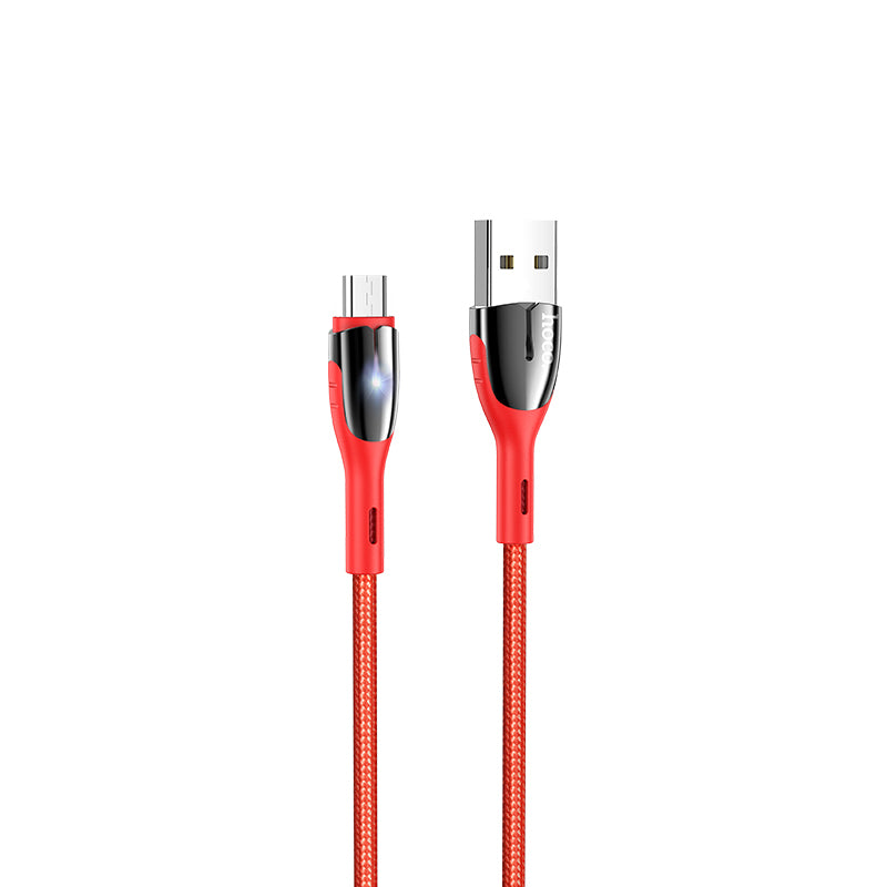 Hoco U89 Safeness Datenkabel für Micro, Rot