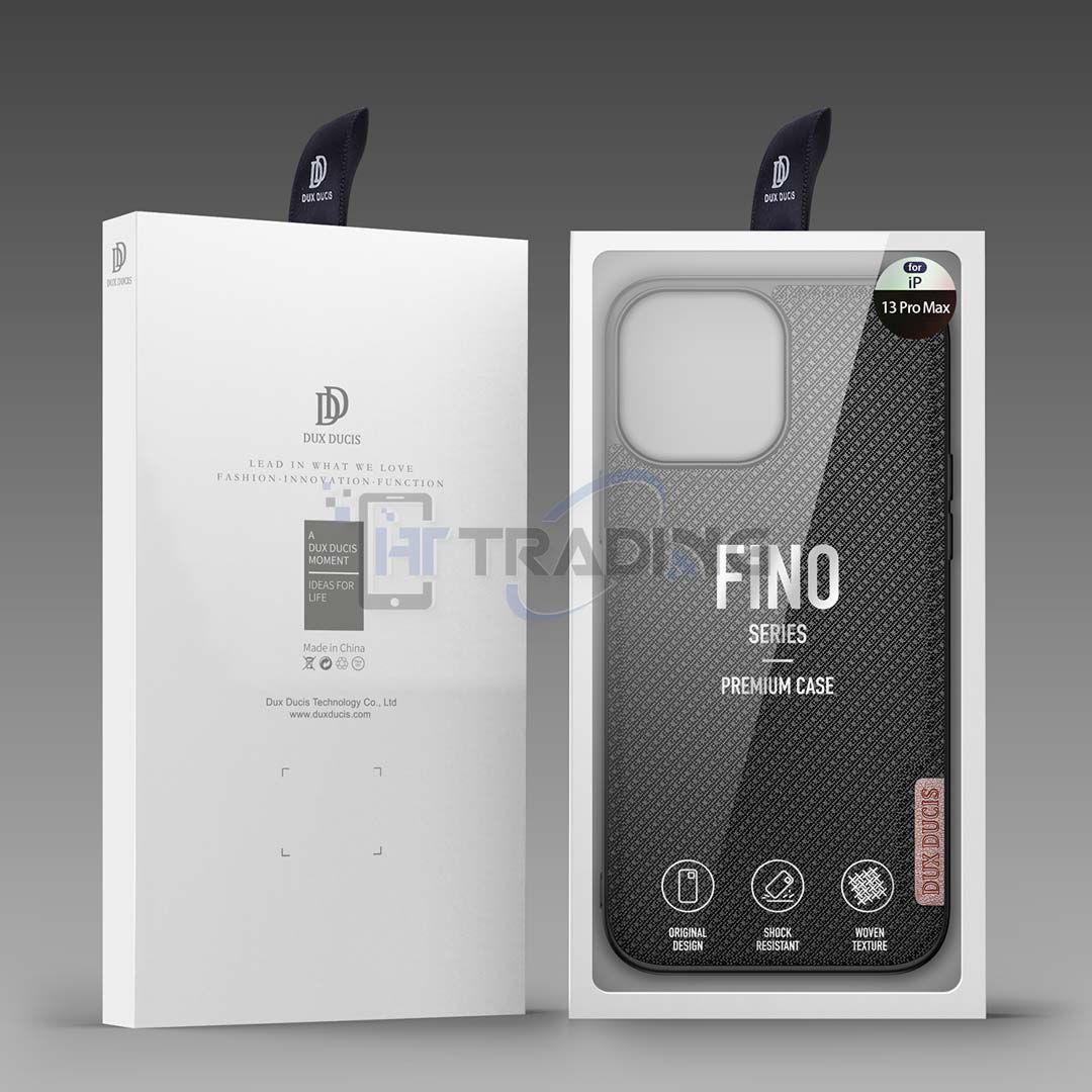 DUX DUCIS Fino Hybrid Hülle Schwarz für iPhone 13 Pro Max