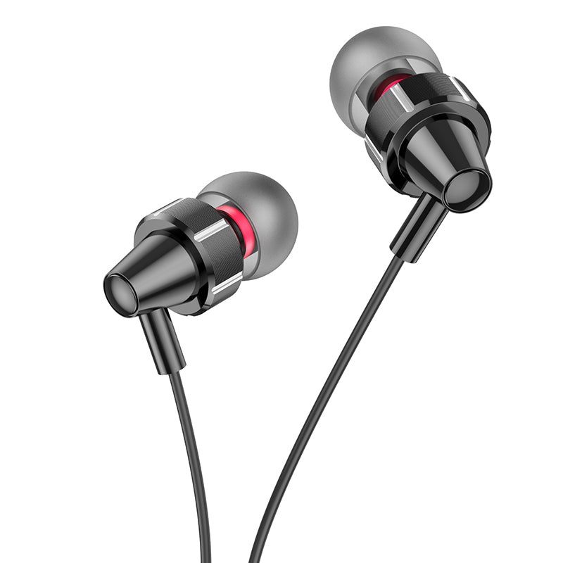 Hoco M90 Delight Typ-C wired digital earphone mit Mikrofon Schwarz