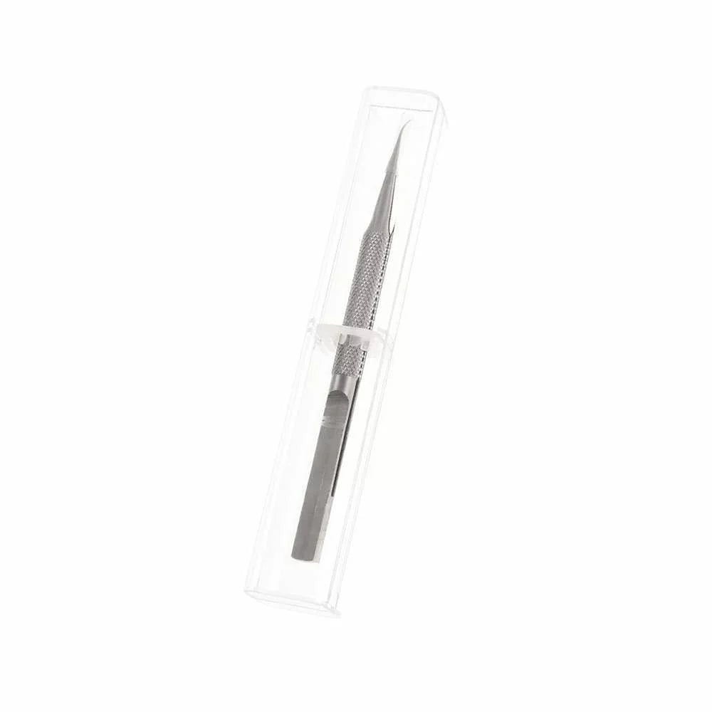 Gebogene Pinzette aus Wolframstahl