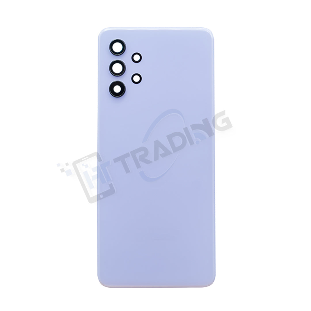 Akkudeckel für Samsung A32 4G A325 Awesome Violett Blau mit Kameralinse